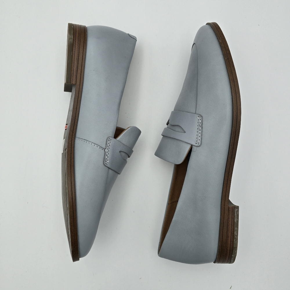 Rockport Women's Perpetua Classic Penny Loafer Blue Chambray CI5109, 8.5 - Picture 11 of 13